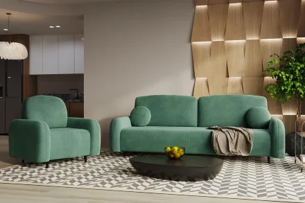 Диван на независимом пружинном блоке Монблан 